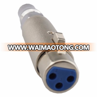 single three prong XLR adapter connector for premium motor for electric sex machine model F6,sex accessory